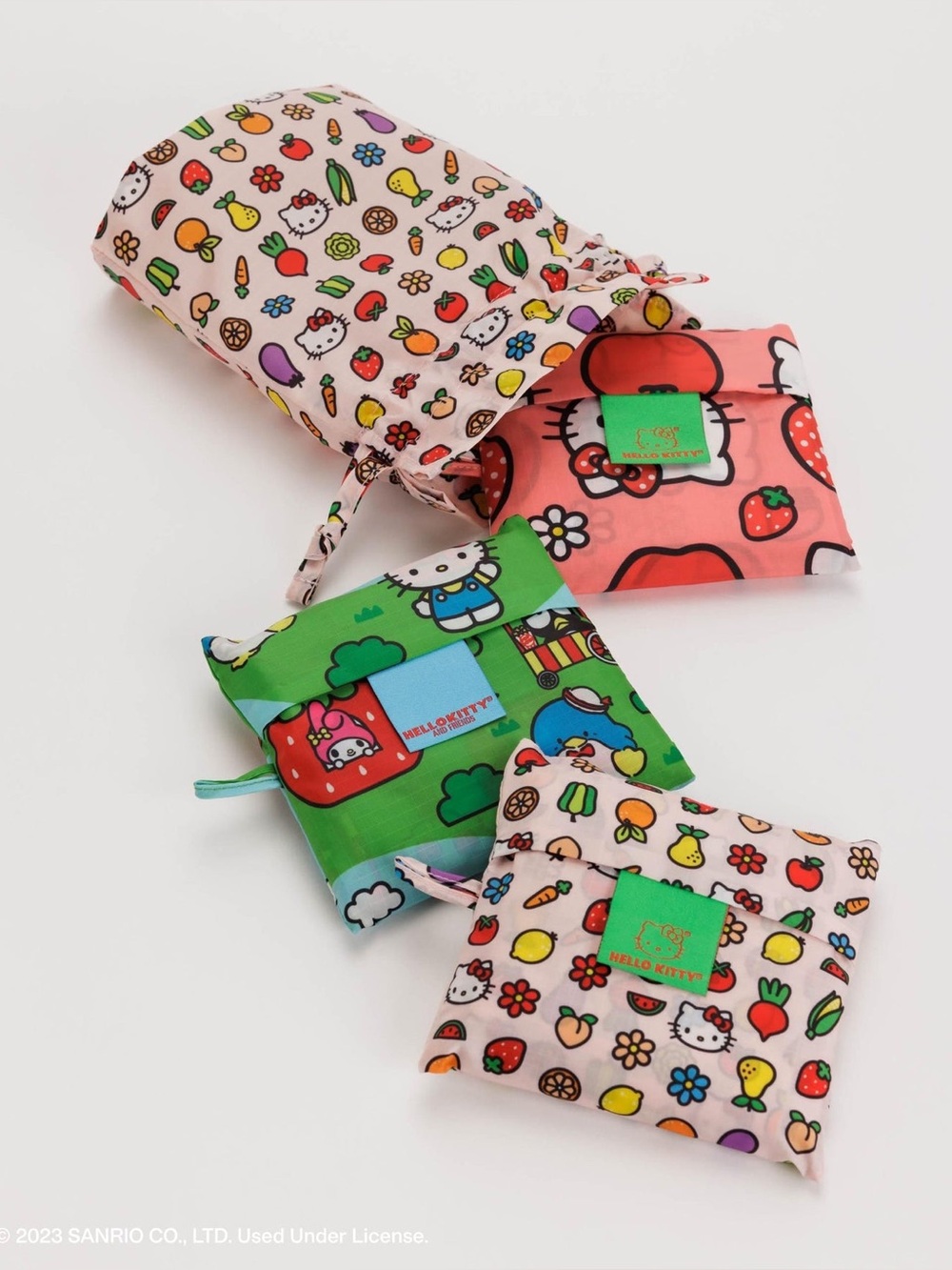 BAGGU x Hello Kitty and Friends Fruits & Florals Standard Set of 3